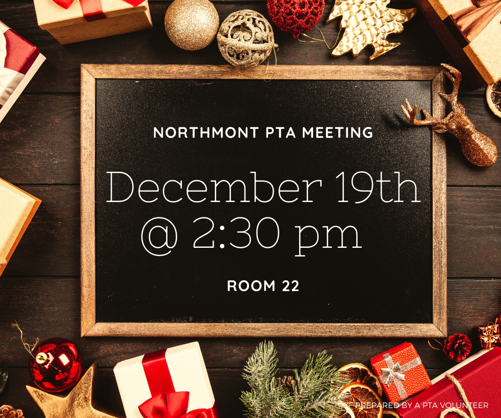 December 2019 PTA Meeting
