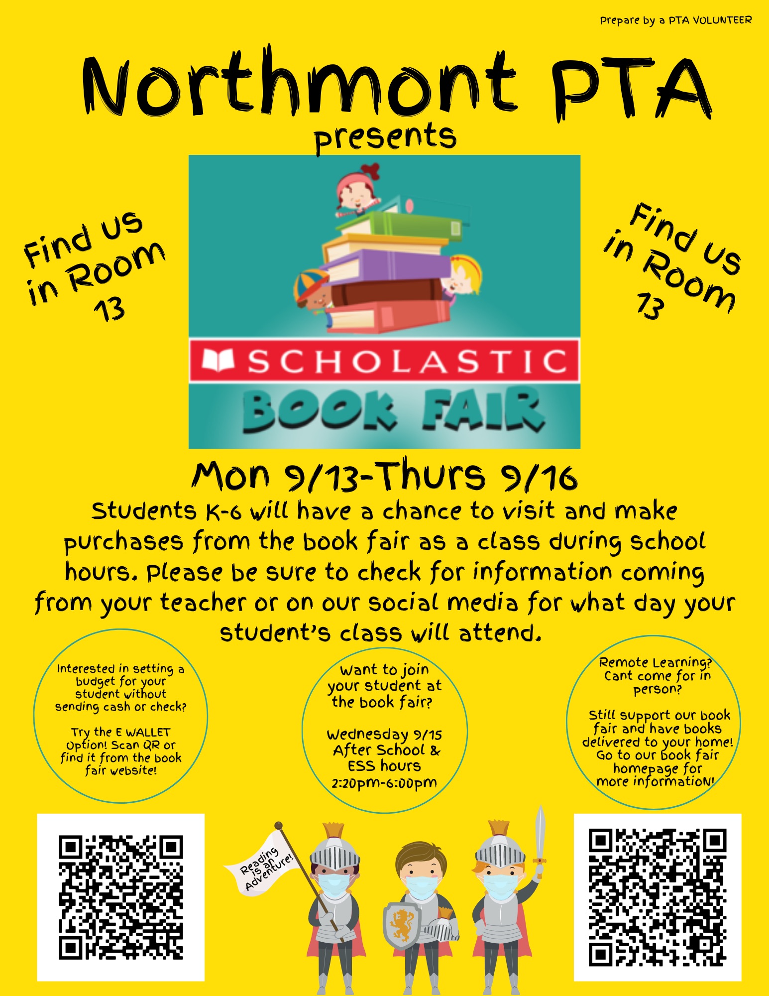 Northmont Book Fair Flyer