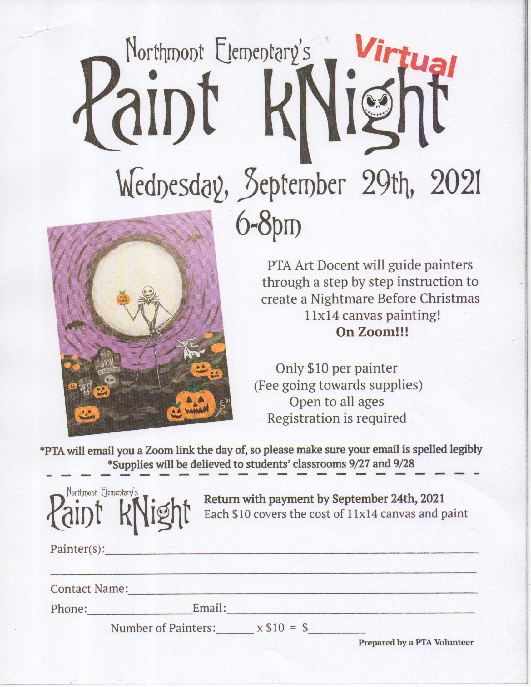 paint knight Northmont Paint kNight flyer